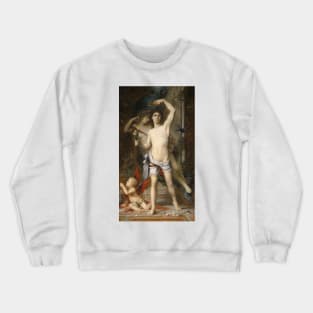 The Young Man And Death by Gustave Moreau Crewneck Sweatshirt